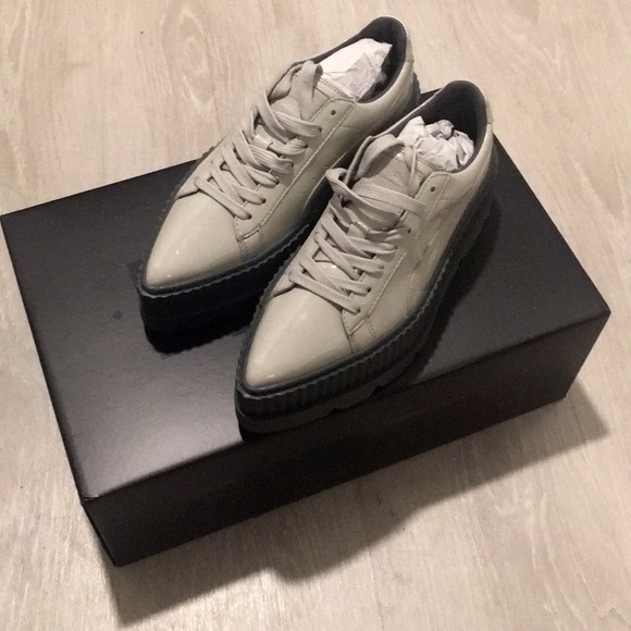 puma pointy patent leather creeper sneakers puma pointy patent leather creeper sneakers